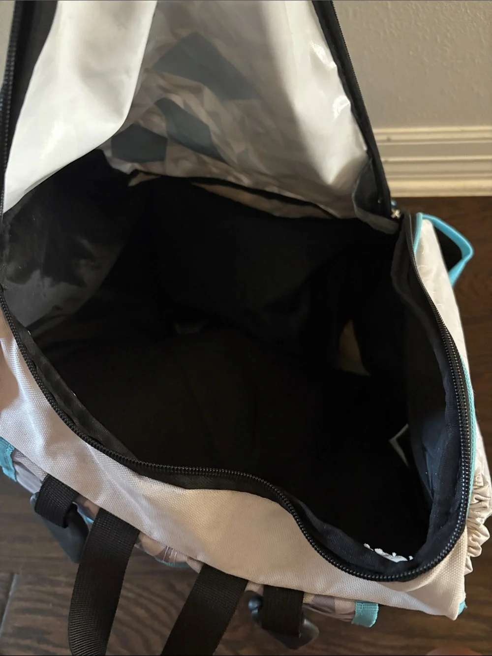 RIP-IT Aqua & Gray Geometric softball Backpack